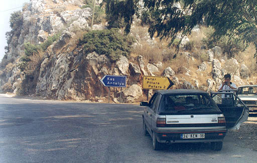 Return from PATARA (to Antalya road) - August 1, 1999